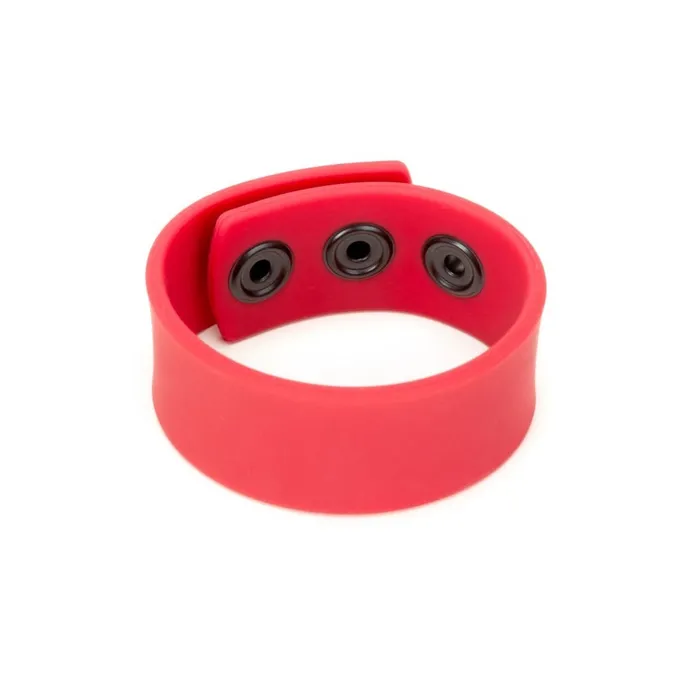 Vibrators Prowler Prowler Red Adjustable Silicone Cock Strap Red Vibrators Prowler Prowler Red Adjustable Silicone Cock Strap Red
