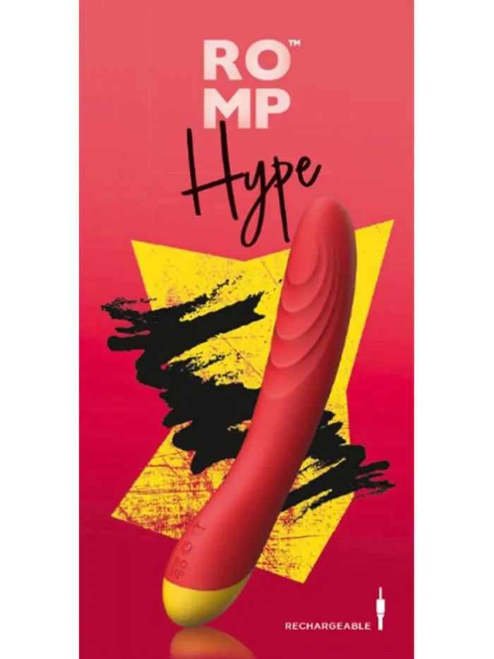 Vibrators Romp Hype GSopt Vibrator Red Romp