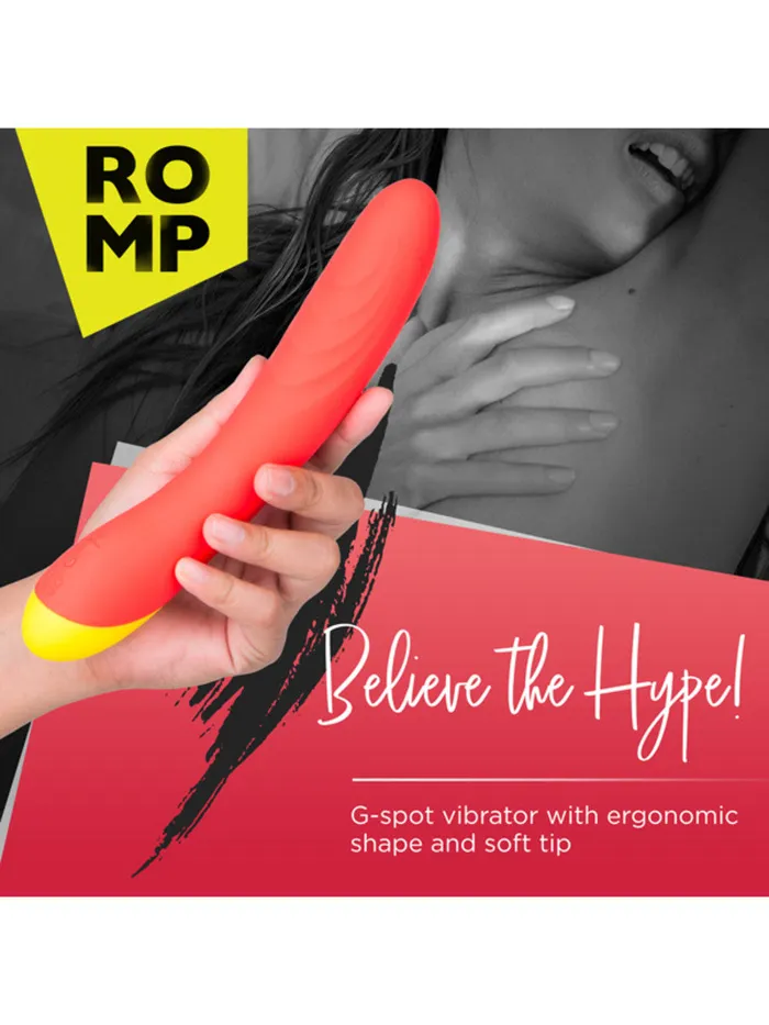 Vibrators Romp Hype GSopt Vibrator Red Romp