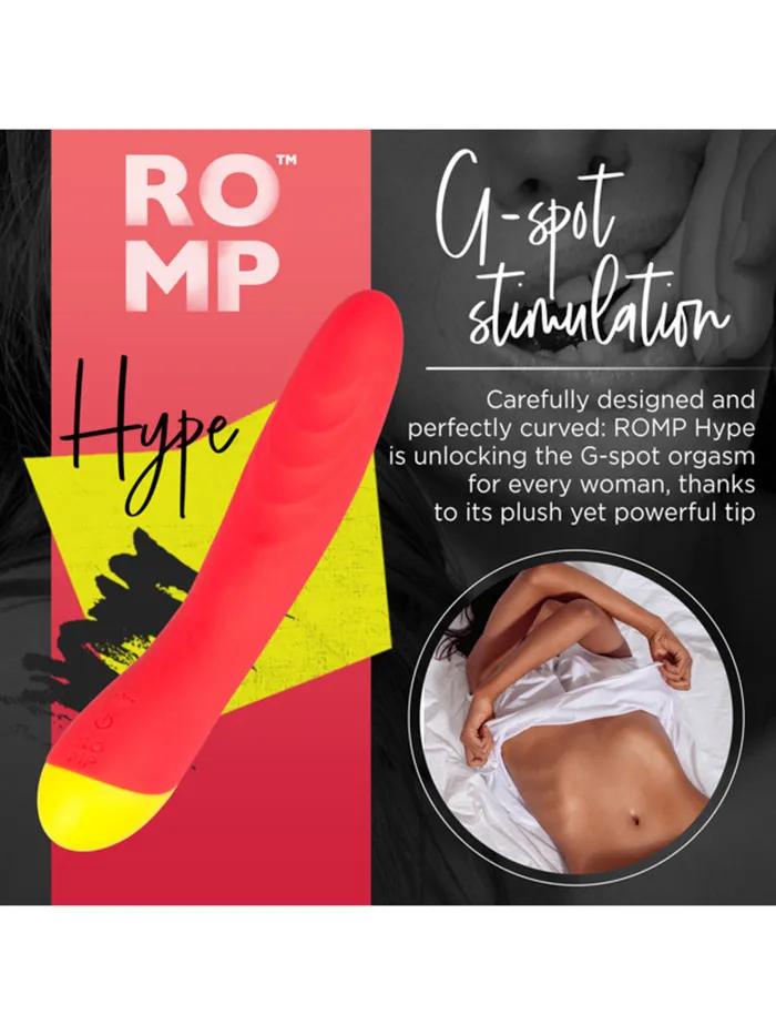 Vibrators Romp Hype GSopt Vibrator Red Romp