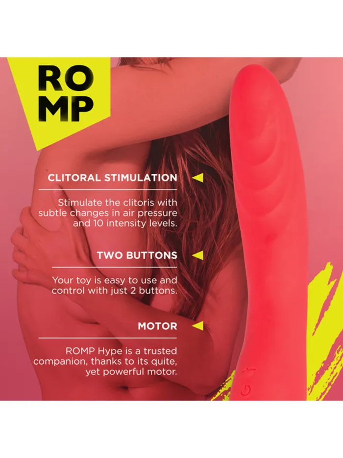 Vibrators Romp Hype GSopt Vibrator Red Romp