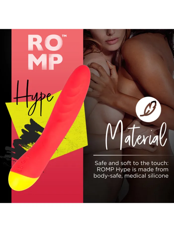 Vibrators Romp Hype GSopt Vibrator Red Romp