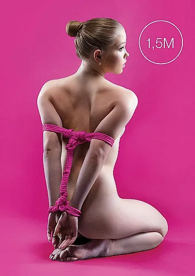 Vibrators SHOTS AMERICA Japanese Mini Rope 15m Pink