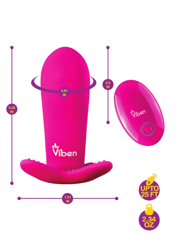 Vibrators Viben Viben Intrigue Panty Vibe W Pleasure Nubs Hot Pink Vibrators Viben Viben Intrigue Panty Vibe W Pleasure Nubs Hot Pink
