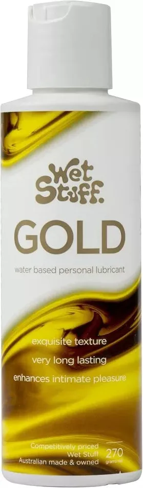 Vibrators Wet Stuff Wet Stuff Water Based Lube Gold