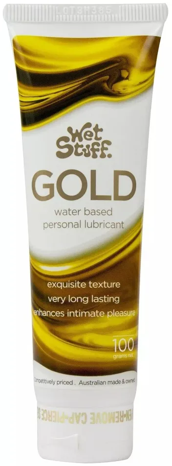 Vibrators Wet Stuff Wet Stuff Water Based Lube Gold