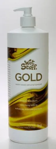 Vibrators Wet Stuff Wet Stuff Water Based Lube Gold