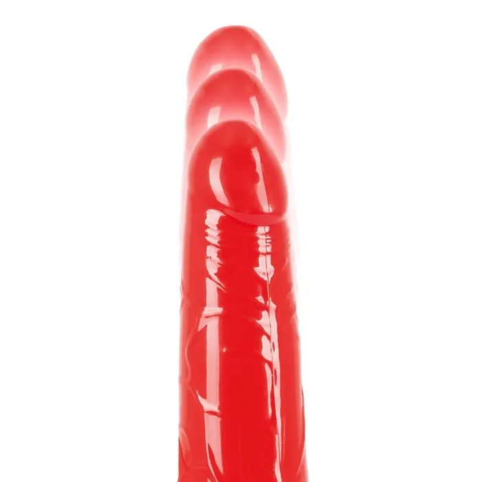 Vibrators You2Toys Red Push Veined Thrusting Vibrator Vibrators You2Toys Red Push Veined Thrusting Vibrator