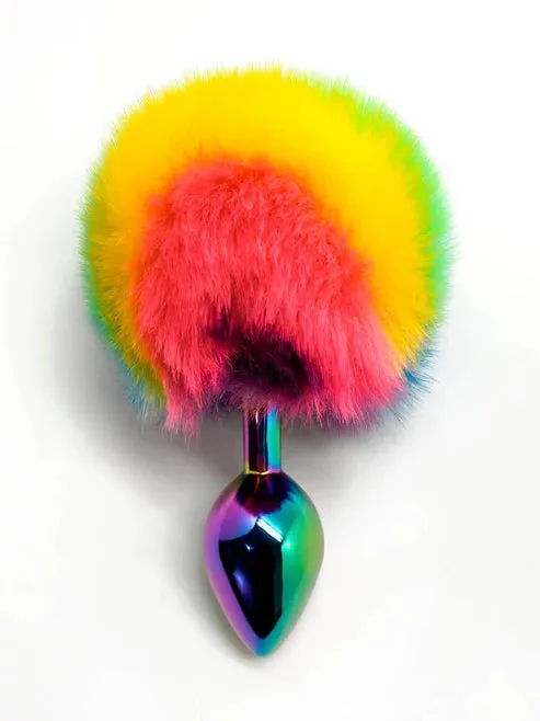 wooomy WOOOMY Metal Anal Fluffy Plug SMALL Anal