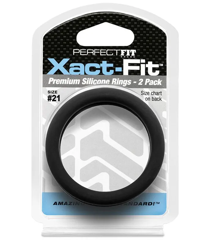 XactFit Ring 2Pack 21 Perfect Fit Male Sex Toys