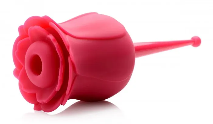 XR Brands Bloomgasm The Rose Buzz Dual Ended Airstim Rose Vibrators
