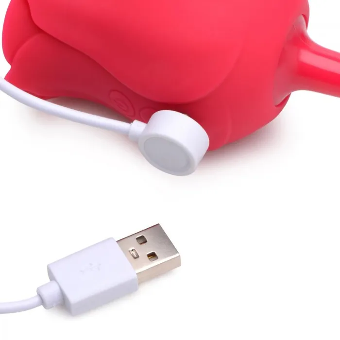 XR Brands Bloomgasm The Rose Buzz Dual Ended Airstim Rose Vibrators