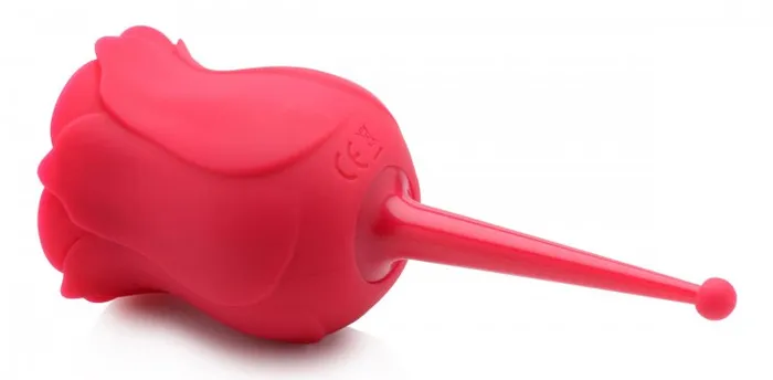 XR Brands Bloomgasm The Rose Buzz Dual Ended Airstim Rose Vibrators