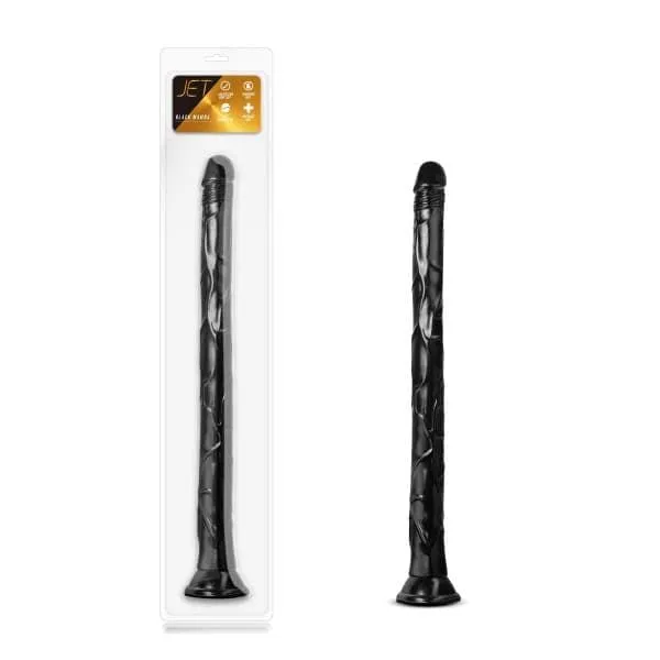 Anal Blush Novelties Jet Black Mamba 1925 Inch Long Dildo Black