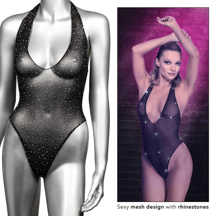 Anal CalExotics Radiance Deep v Body Suit One Size Black Anal CalExotics Radiance Deep v Body Suit One Size Black