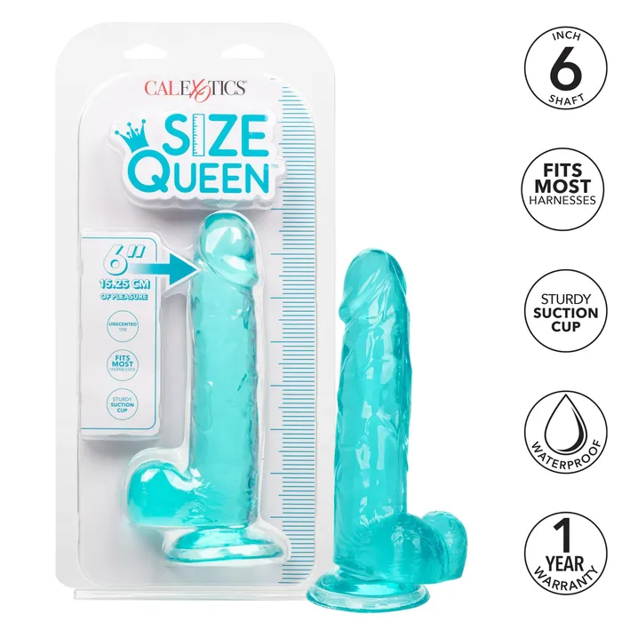 Anal CalExotics Size Queen 6 Inch Blue Anal CalExotics Size Queen 6 Inch Blue