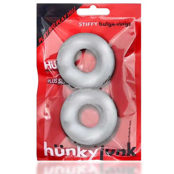 Anal Oxballs Stiffy 2Pack BulgeRings Clear Ice