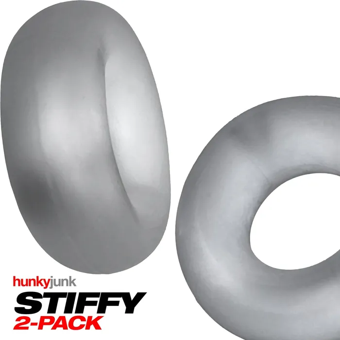 Anal Oxballs Stiffy 2Pack BulgeRings Clear Ice Anal Oxballs Stiffy 2Pack BulgeRings Clear Ice