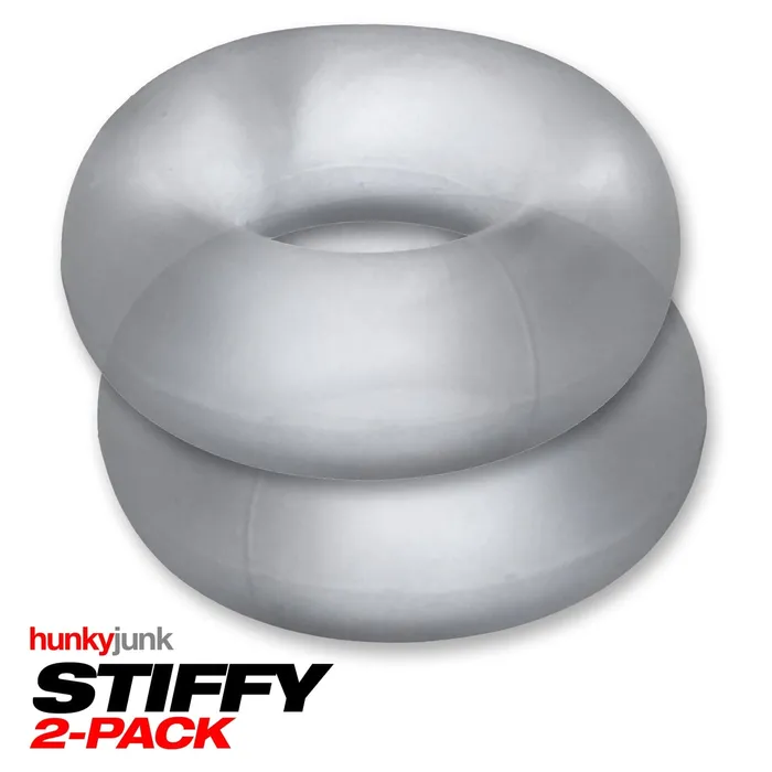 Anal Oxballs Stiffy 2Pack BulgeRings Clear Ice Anal Oxballs Stiffy 2Pack BulgeRings Clear Ice
