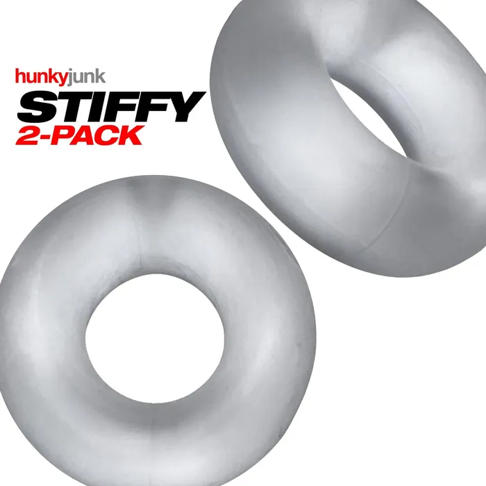 Anal Oxballs Stiffy 2Pack BulgeRings Clear Ice Anal Oxballs Stiffy 2Pack BulgeRings Clear Ice