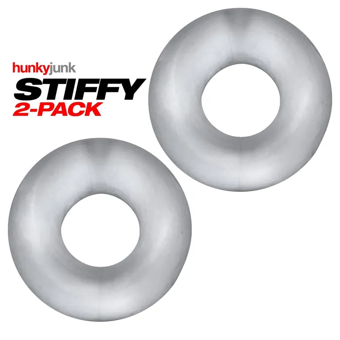 Anal Oxballs Stiffy 2Pack BulgeRings Clear Ice Anal Oxballs Stiffy 2Pack BulgeRings Clear Ice