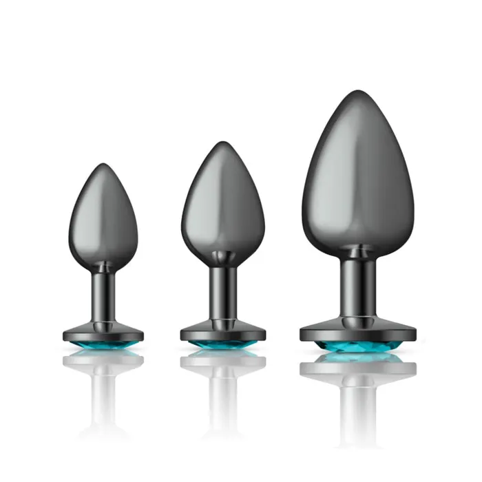 Anal Viben Cheeky Charms Metal Butt Plug Gunmetal Round Teal Kit Preorder Only Anal Viben Cheeky Charms Metal Butt Plug Gunmetal Round Teal Kit Preorder Only