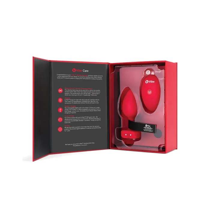 bVibe Vibrating Heart Plug bvibe Anal