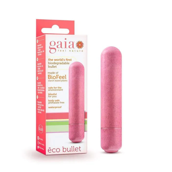 Blush Novelties Gaia Eco Bullet Coral Female Sex Toys