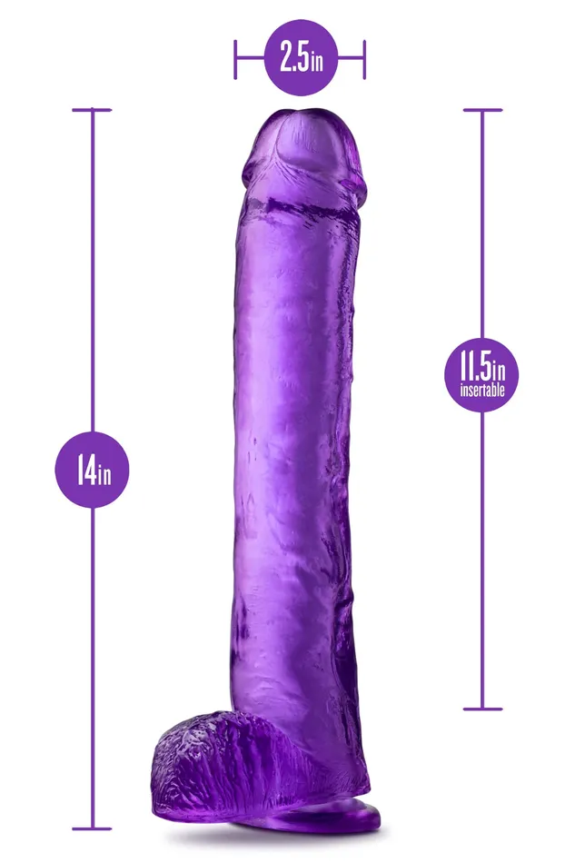 Blush Vibrators B Yours Plus Hefty N Hung Purple