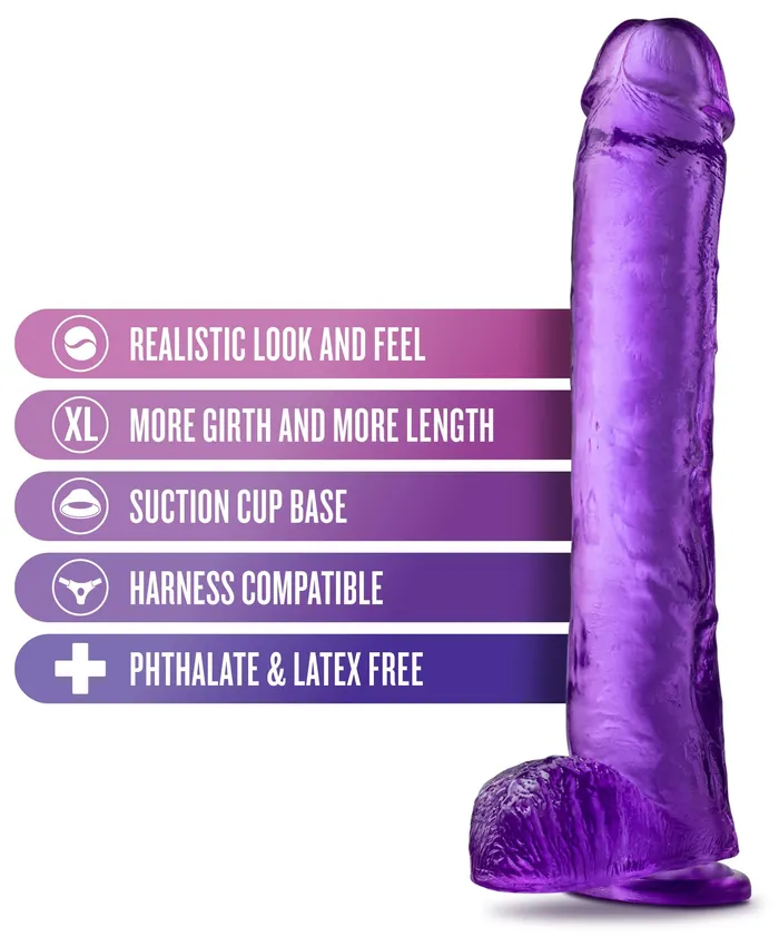 Blush Vibrators B Yours Plus Hefty N Hung Purple