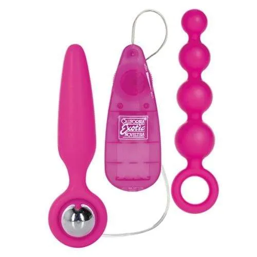 CalExotics Anal Booty Call Booty Vibro Kits Pink CalExotics Anal Booty Call Booty Vibro Kits Pink