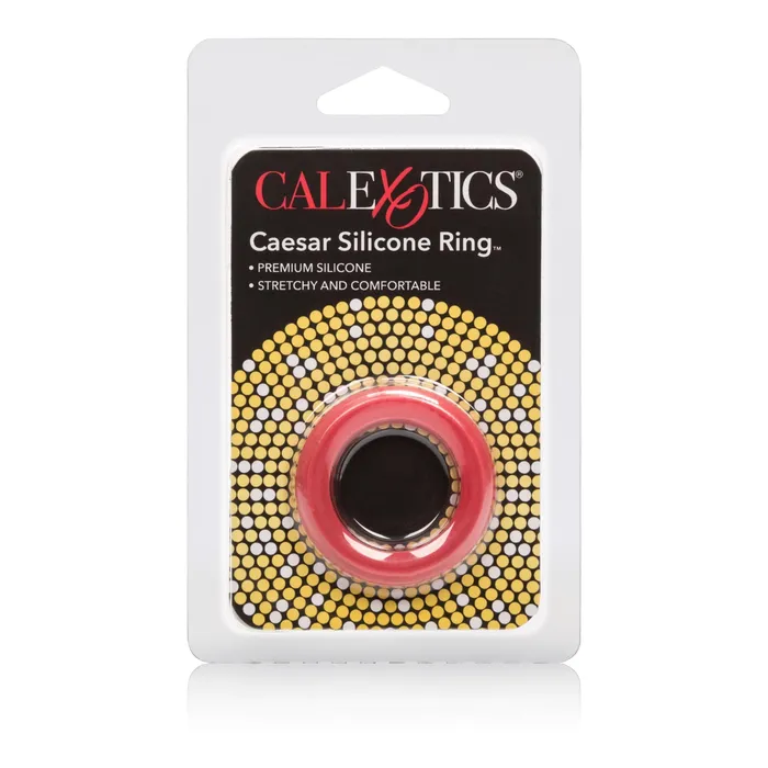 CalExotics Male Sex Toys Caesar Silicone Ring Red CalExotics Male Sex Toys Caesar Silicone Ring Red