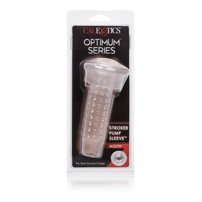 CalExotics Male Sex Toys Optimum Series Stroker Pump Sleeve Mouth
