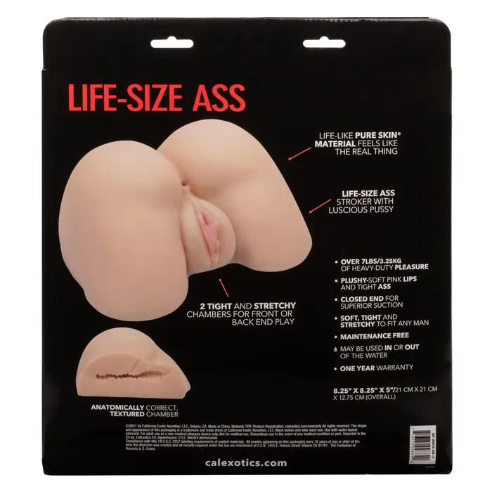 CalExotics Male Sex Toys Stroke It LifeSize Ass Ivory CalExotics Male Sex Toys Stroke It LifeSize Ass Ivory