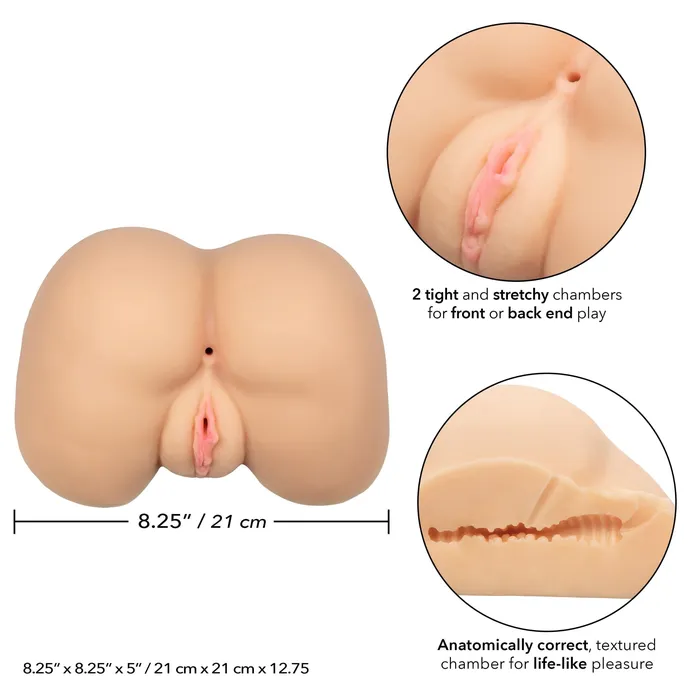 CalExotics Male Sex Toys Stroke It LifeSize Ass Ivory CalExotics Male Sex Toys Stroke It LifeSize Ass Ivory