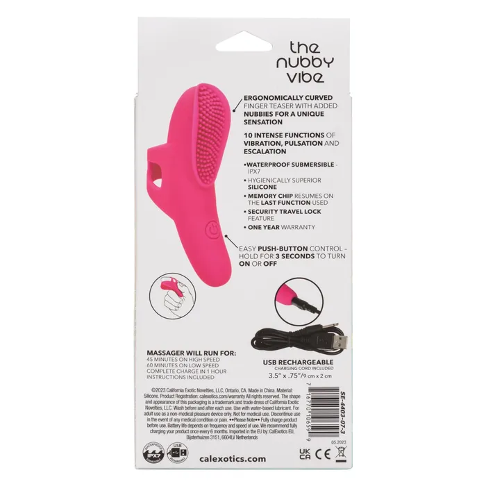 CalExotics Vibrators Neon Vibes the Nubby Vibe Pink CalExotics Vibrators Neon Vibes the Nubby Vibe Pink