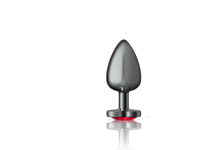 Cheeky Charms Gunmetal Metal Butt Plug Heart Dark Red Large Viben Anal Cheeky Charms Gunmetal Metal Butt Plug Heart Dark Red Large Viben Anal