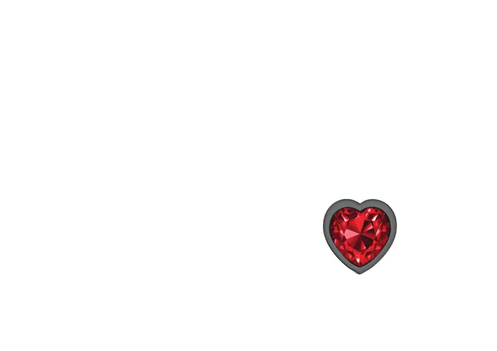 Cheeky Charms Gunmetal Metal Butt Plug Heart Dark Red Large Viben Anal Cheeky Charms Gunmetal Metal Butt Plug Heart Dark Red Large Viben Anal