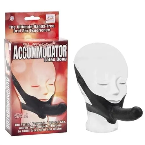 Dildos The Original Accomodator Latex Dong Black CalExotics