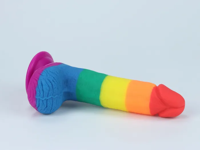 Dildos Voodoo Toys Get Lucky Real Skin Pride 75 Inch