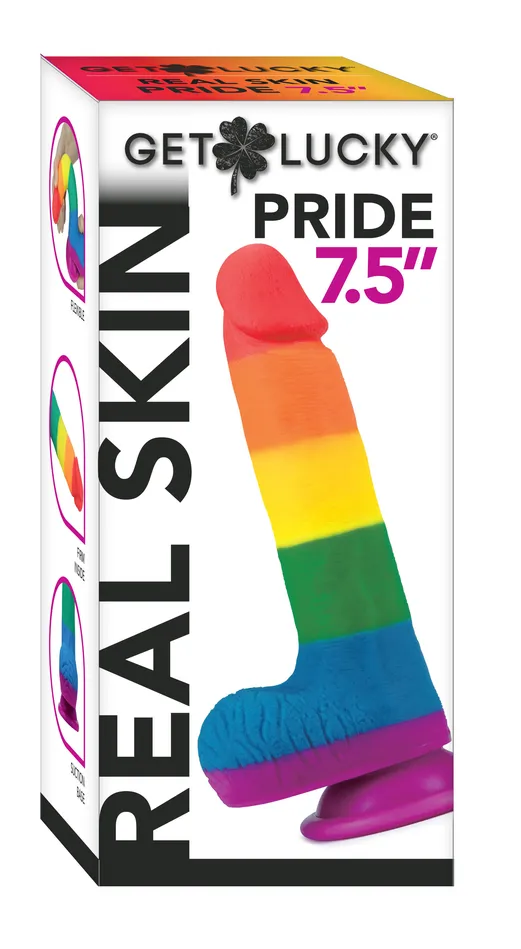 Dildos Voodoo Toys Get Lucky Real Skin Pride 75 Inch Dildos Voodoo Toys Get Lucky Real Skin Pride 75 Inch