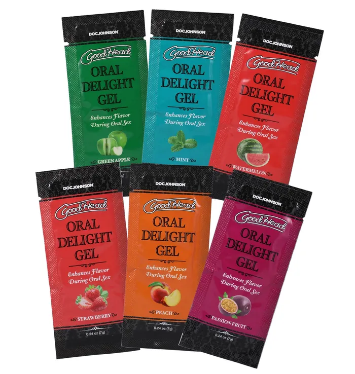 Doc Johnson Enhancers Goodhead Oral Delight Gel 6 Pack 024 Oz