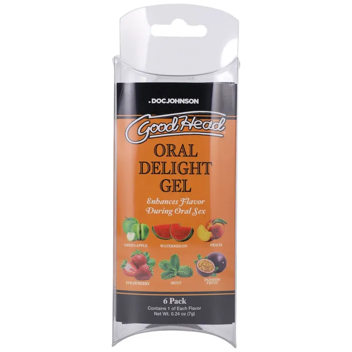 Doc Johnson Enhancers Goodhead Oral Delight Gel 6 Pack 024 Oz Doc Johnson Enhancers Goodhead Oral Delight Gel 6 Pack 024 Oz
