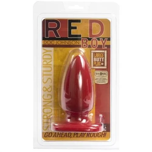 Doc Johnson Red Boy Large 5 Inch Butt Plug Anal
