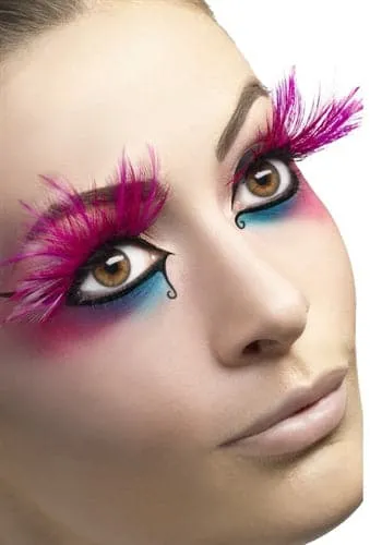 Feather Plume Eyelashes Pink Sale Vibrators
