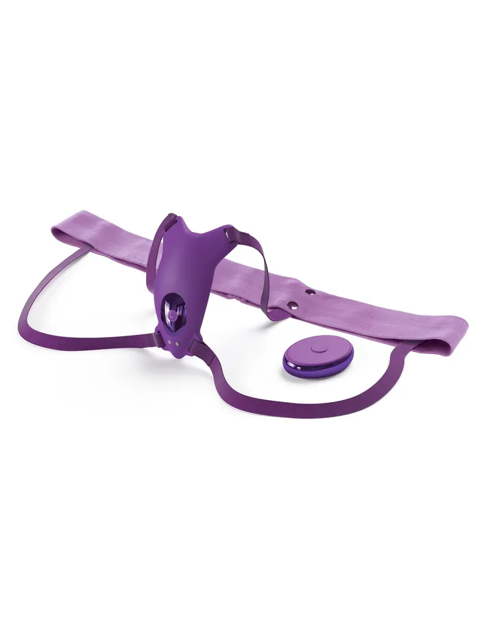 Female Sex Toys Pipedream Ultimate Butterfly Strapon Purple