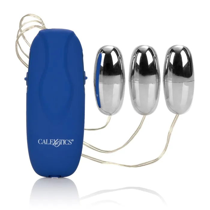 Interactive Trio Bullets Silver CalExotics Anal Interactive Trio Bullets Silver CalExotics Anal