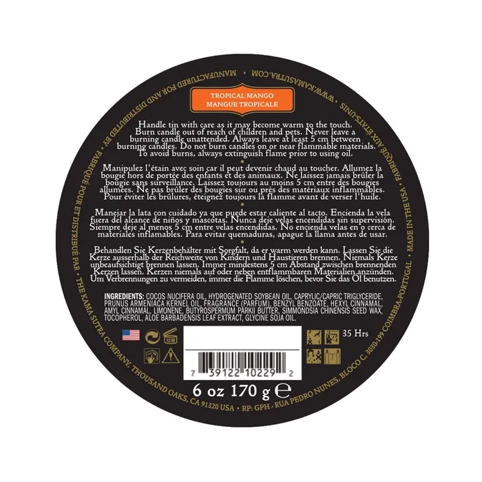 Karma Sutra Couples Kama Sutra Ignite Massage Candle Coconut Pineapple