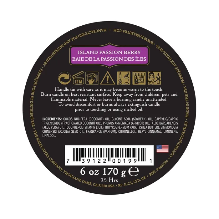 Karma Sutra Couples Kama Sutra Ignite Massage Candle Coconut Pineapple