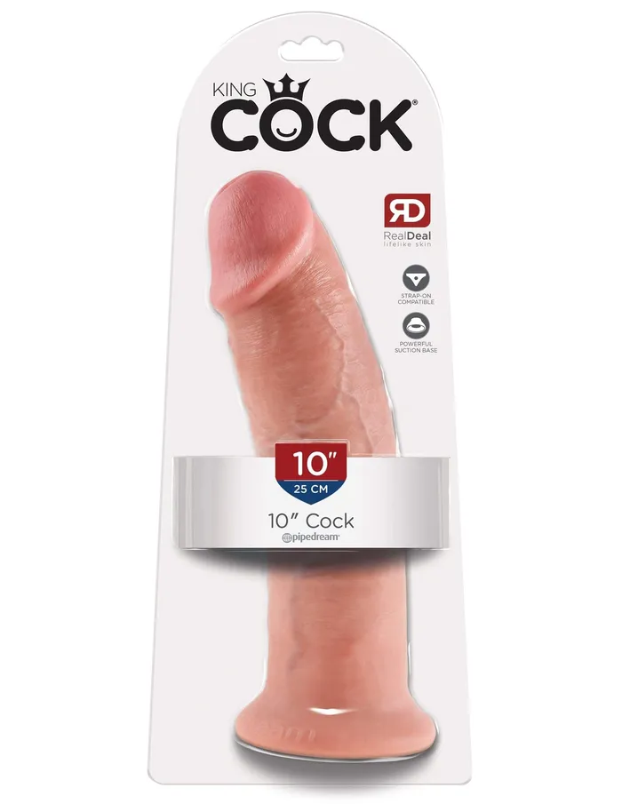 King Cock 10Inch Cock Flesh Pipedream Dildos King Cock 10Inch Cock Flesh Pipedream Dildos